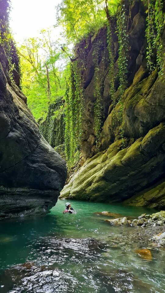 Каньонинг в Сочи фото